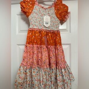 Ivy City Co, Mini Emily Dress in Sorbet.